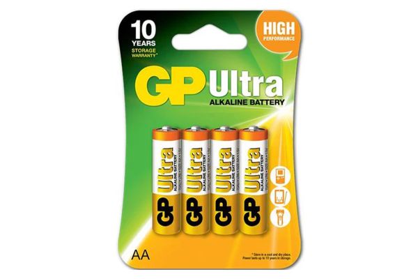 Батарейки GР Ultra Alkaline, блистер, АA (4 шт.)